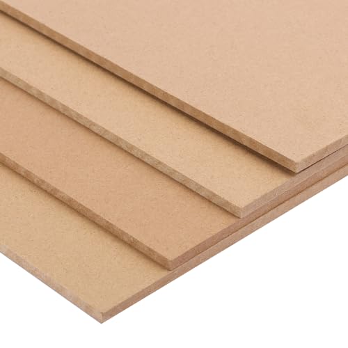 15 Pack 11" x 13.8" MDF Board, 1/4” Thick Versatile and Durable MDF Wood Chipboard Sheets for DIY Projects, Crafts, Painting, Engraving and More by GNIEMCKIN