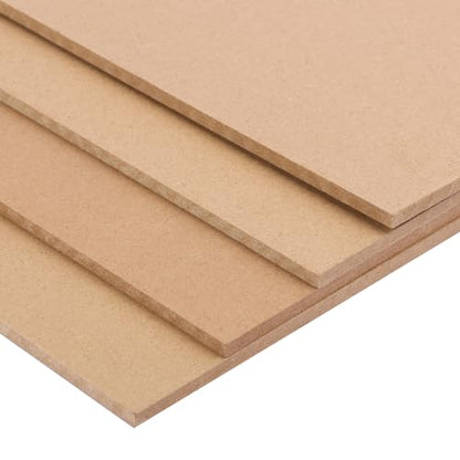 15 Pack 11" x 13.8" MDF Board, 1/4” Thick Versatile and Durable MDF Wood Chipboard Sheets for DIY Projects, Crafts, Painting, Engraving and More by GNIEMCKIN