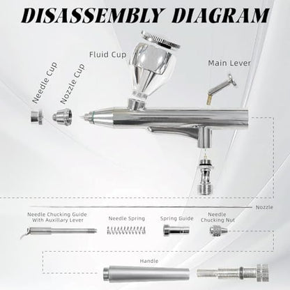 Airbrush kit,air brush kit with air compressor,airbrush for nails | airbrush/air brush,Professionals use air brush for nails with 70in hose,Uniform spraying,widely used