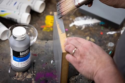 Liquitex Professional Gesso Surface Prep Medium, 473ml (16-oz), Clear - color: Clear, size: 16 Fl Oz (Pack of 1), style: 16-oz