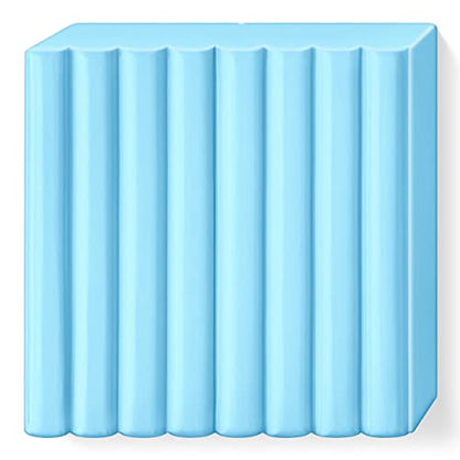 Staedtler FIMO Effects Polymer Clay - -Oven Bake Clay for Jewelry, Sculpting, Aqua Pastel 8020-305 - color: aqua, size: 57 g (Pack of 1)