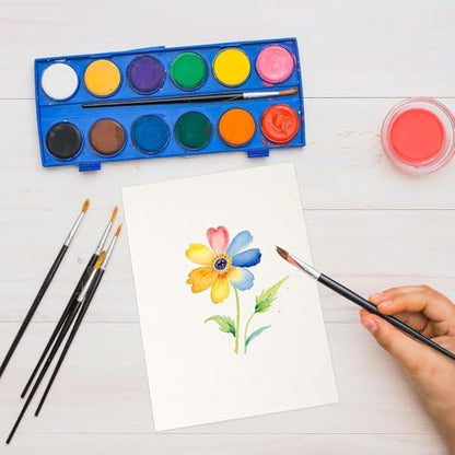 120 Sheets Watercolor Paper Bulk,140 lb/300 GSM Cold Press Thick Water Color Paper Pad,Artist Painting Drawing Paper, Art Supplies for Kids Students Artists