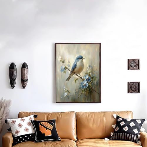 Diamond Art Kits for Adults,Birds Flowers Diamond Painting Kits 12x16in | Diamond Painting Kit - Sparkling Full Drill Design Perfect for Home Decor, Holiday Gifting, And Relaxing Crafting 12x16inch - color: DP04882
