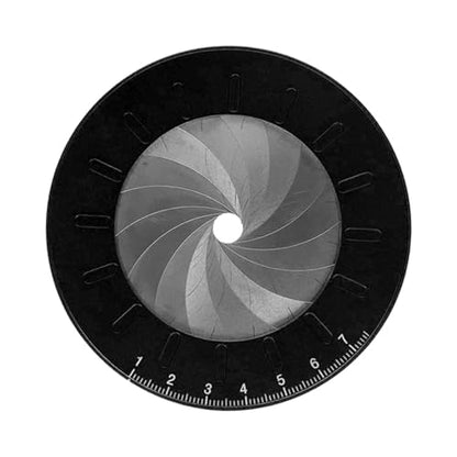 Gralara Circle Drawing Tool Tools Adjustable Circle Drawing Ruler for Drafting, Black - color: Black