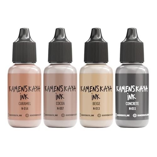 Alcohol Ink Set - 34 Color Variations - Set #25-4 Alcohol Inks x 0.51 fl oz (15 ml) | Highly Pigmented Pastel Colors, Lightfast, Opaque and Matte – For Painting and Epoxy Resin – Made in the EU - color: 25, style: Pastel inks