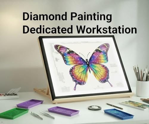 HSK A2 Light Pad Professional Custom Wooden Stand，A2 Light Box Stand and Light Pad Stand,19 Inches by 26 Inches