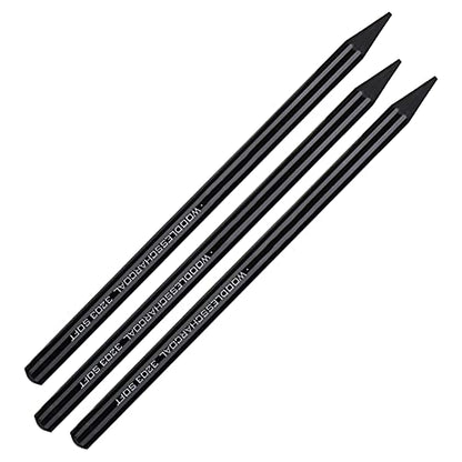 Professional Pure Carbon Sketch Pencil Set Hard Medium Soft Woodless Charcoal Drawing Pens Painting Supplies for Artists Students Teens Beginners