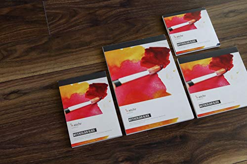 ETCHR Watercolor Paper Block - A4 Professional Cotton Watercolor Block Cold Press 300g (140 lb)