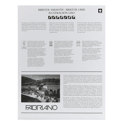 Fabriano 1264 Bristol Pad, Smooth, 11" x 14" - size: 11 x 14