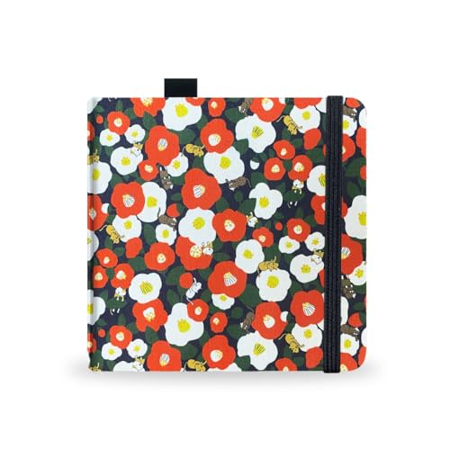 Watercolor Paper Sketchbook,5"x5" 20 Sheets 140lb/300gsm Heavyweight Paper | Adults Artist Small Travel Drawing Journal,Mixed Media Notebook for Painting,Watercolors,Markers,Art Supplies.HeiHuaMao - color: 5x5 inch-300gsm-black flower cat