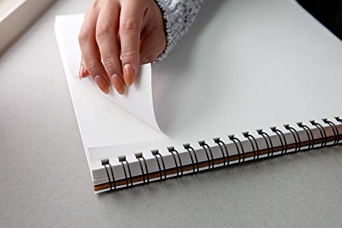 Strathmore 400 Series Sketch Pad, Recycled Paper, 11x14 inch, 100 Sheets - Artist Sketchbook for Drawing, Illustration, Art Class Students - size: 11x14