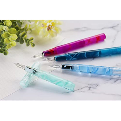 Teranishi Chemical Industry GLAA-SP Guitar Glass Pen with Cap Aurora Sunset Pink - color: sunset pink