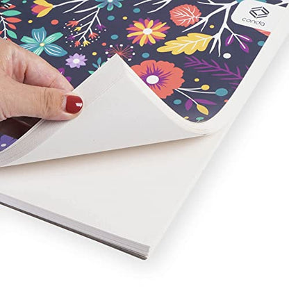 conda 8.5"x11" Sketch Book, 80 Sheets (68 lb/100gsm), Spiral Bound Artist Sketch Pad, Durable Acid Free Drawing Paper for Drawing Painting - color: Purple, size: 8.5"x11" 1 Pack