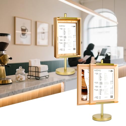 28''Adjustable Tabletop Easel Stand, Picture Easels for Display-Gold | Metal Picture Frame Holder Stand Table for Art, Picture stand for Artwork,Photo,Sign - color: Gold, size: 28inch