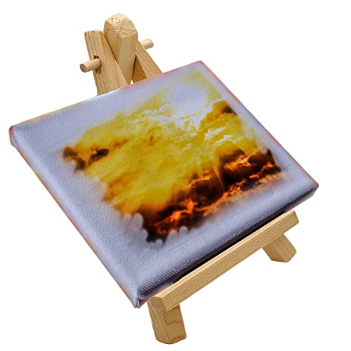 10 Pcs 7.5 Inch Mini Wood Display Easel, Tabletop Easels | Wooden Tripod Holder Stand for Displaying Photos, Picthres - style: 7.5 Inch