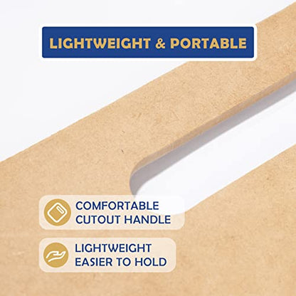 Falling in Art 18x18 Sketch Board with Sturdy Clip &Rubber Bands | Professional Art Drawing Board, Portable Artists Clipboard for Classroom and Studio Drawing - size: 18X18"