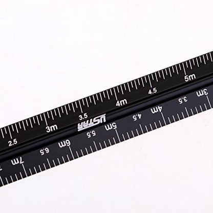 17cm 90038 Model Triangle Scale Ruler for 1/12 1/24/1/32 1/35