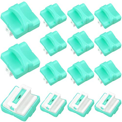 15 Pieces Paper Cutter Replacement Blade with Security Safeguar Paper Trimmer Blades Refill(Mint Green) - color: Mint Green