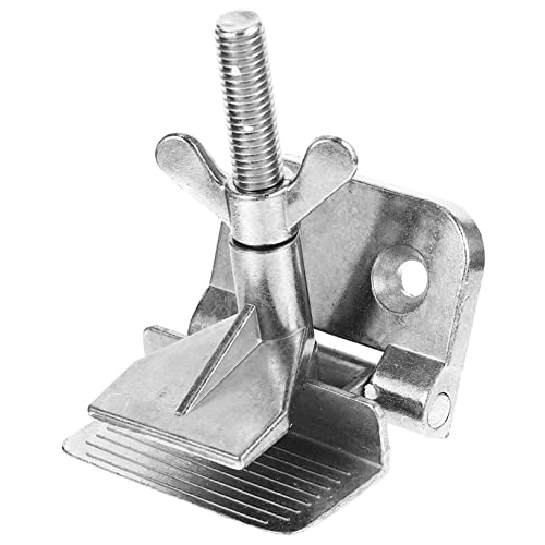 Angoily Silk Screen Printing Clamp Plate for DIY Screen Printing Hinge Clamp Lightweight Compact Edges Sturdy Professional Tool - color: Silver