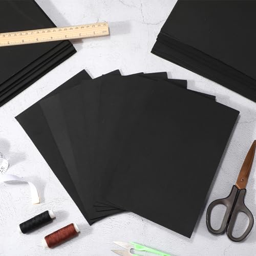 Innconee 20 Pcs 3mm Embroidery Foam EVA Foam Sheets for 3D Embroidery Arts and Crafts, DIY Projects, Hand Sewing, Quilting, Hats, Cosplay Costumes, Pillows(Black,9 x 12 Inch) - color: Black, size: 9 x 12 Inch