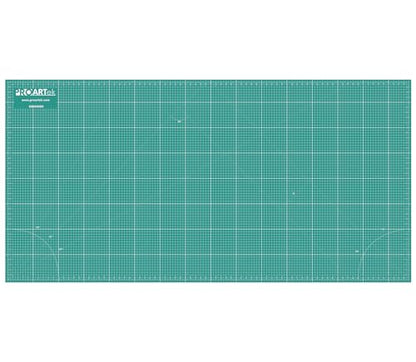 PK00013 Model GBM4080 Series 40" x 80" Professional Cutting Mat; Double-Sided Green/Black; Self-Healing; For Graphic Arts, Hobbies, Sewing, Scrapbooking, and other Cutting Projects - size: 80"L x 40"W