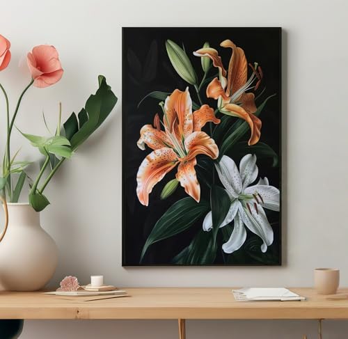 Diamond Art Kits for Adults, Featuring Flowers 5D Diamond Painting Kits - color: KM874-1