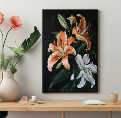 Diamond Art Kits for Adults, Featuring Flowers 5D Diamond Painting Kits - color: KM874-1