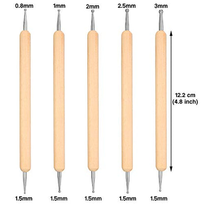 Outus 100 Sheets White Carbon Graphite Transfer Paper A4 Size Tracing Carbon Copy Graphite Paper with 5 Embossing Stylus Tracing Stylus Dotting Tools for Dark Cloth Fabric Embroidery and Wood - color: White