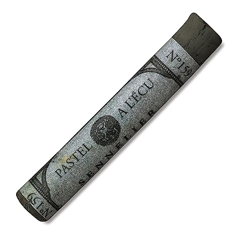 SENNELIER Extra-Soft French Pastel for Professional Artists, Bronze Green Deep 160 - color: Bronze Green Deep 159