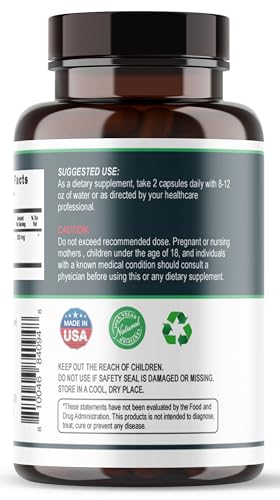 Viva Doria Activated Charcoal 520 mg, 120 Vegetable Capsules Highly Absorbent Helps Alleviate Gas & Bloating Supports Natural detoxification - size: 120 Count (Pack of 1)