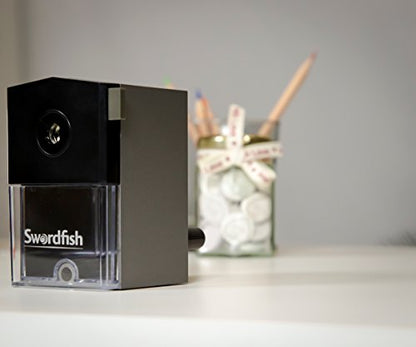 Swordfish 40100 Ikon Desktop Manual Pencil Sharpener, 8 mm