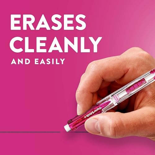 Paper Mate Clearpoint Mechanical Pencils, 0.7mm HB #2 Pencil Lead, Includes 2 Pencils, 1 Lead Refill, 2 Erasers - Back to School, Study Supplies, College, Note-Taking