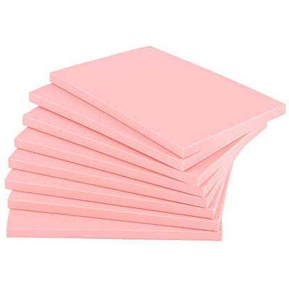 ZOENHOU 20-Count 4 x 6 Inch Pink Soft Rubber Carving Blocks, Crafts Stamping Blanks, Linoleum Blocks for Printmaking - color: Pink