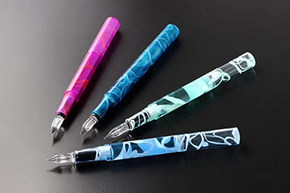 Teranishi Chemical Industry GLAA-BL Guitar Glass Pen with Cap Aurora Ice Blue - color: ice blue