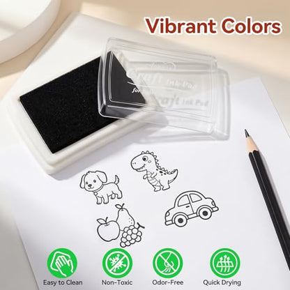 WAYCOM 5-Pack Linoleum Blocks for Printmaking: Linocut kit with Tools & Ink - 4x6 Rubber Carving Blocks - Art Craft Supplies for Beginners & Hobbyists - Gifts for Christmas/Birthday/Art Enthusiast - color: 5 Rubber Blocks + Carving Tool Kit