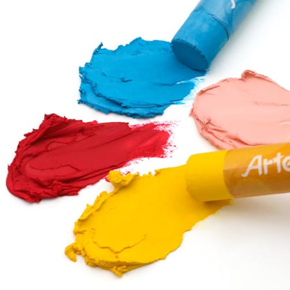 Artecho Extra Soft Oil Pastels 48 Colors Artist Grade - size: 1 Count (Pack of 48)