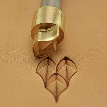 DandS ltd Leather Stamp Tool, Dragon Scale, Professional Steel Craft Tool for Leatherworking, Embossing, Carving & Stamping Leather Projects, Belts Wallets & DIY Projects Compatible with Mallet #228 - color: Dragon Scale 0.47 X 0.27"