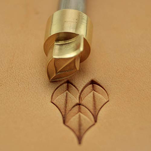 DandS ltd Leather Stamp Tool, Dragon Scale, Professional Steel Craft Tool for Leatherworking, Embossing, Carving & Stamping Leather Projects, Belts Wallets & DIY Projects Compatible with Mallet #228 - color: Dragon Scale 0.47 X 0.27"