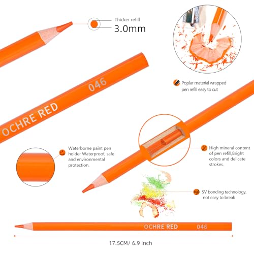 H & B Art Supplies, 120Pack Drawing Supplies for Adults, Color Kit with Holiday Drawing Book, Coloring Book, Oil-Based Coloured Pencils for Artists - size: 120, style: 2-Cartoon (Basic)