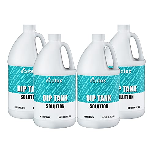 Ecotex® Dip Tank Solution - Emulsion & Ink Remover for Screen Printing, 4GL - size: 4 x 1 Gallon - 128 oz.