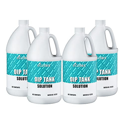 Ecotex® Dip Tank Solution - Emulsion & Ink Remover for Screen Printing, 4GL - size: 4 x 1 Gallon - 128 oz.