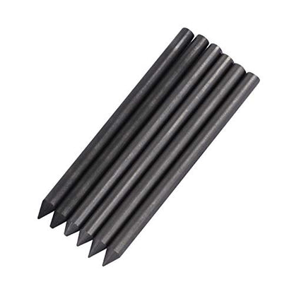 JIAHG 6 Pcs 2B 4B 14B 5.6mm Charcoal Lead Refills Mechanical Pencil Lead Professional Artist Sketch Pencil Refills Automatic Graphite Pencil Lead Refills for Students Drawing Sketching Art Supplies - color: 6pcs 5.6mm Lead Refills-2B 4B 14B