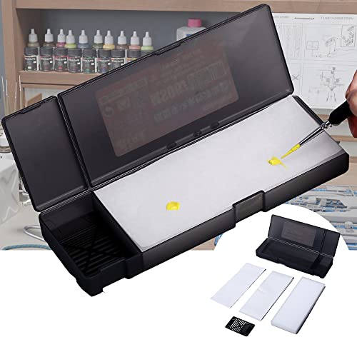 Wet Palette for Acrylics – Airtight Lid, 48hr Moisture, Miniature Ready