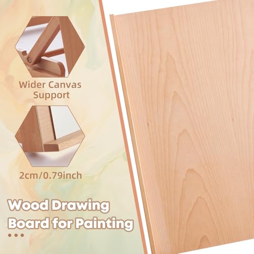 Wooden Table Top Easels for Painting A2 25.6"x18.9" Tabletop Easel - size: A2(25.6"x18.9")