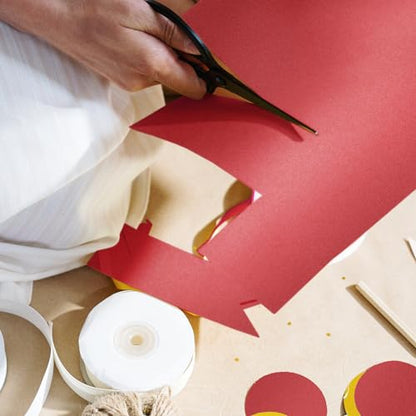 Red Shimmer Cardstock 8.5 x 11 Red Paper | Goefun 24 Sheets 80lb Red Card Stock Printer Paper for Christmas, Invitations, Certificates, Valentines Day, Card Making - color: red