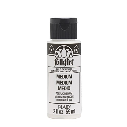 FolkArt Outdoor Acrylic Paint, 2 oz, Flow Medium - color: Flow Medium, size: 2 Fl Oz (Pack of 1)
