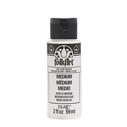 FolkArt Outdoor Acrylic Paint, 2 oz, Flow Medium - color: Flow Medium, size: 2 Fl Oz (Pack of 1)