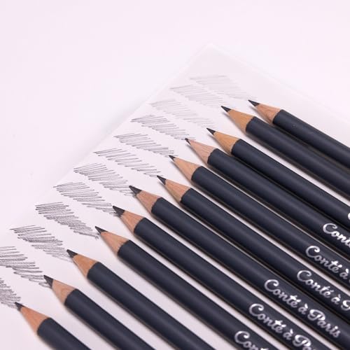 Conté à Paris 12 Count Assorted Graphite Pencil Drawing Set - style: 12 Count Assorted Graphite Pencil Drawing Set