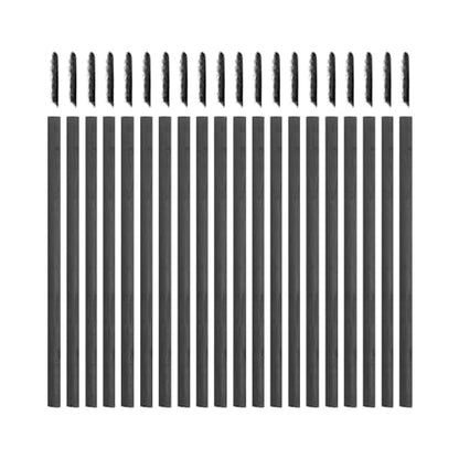 MECCANIXITY 26Pcs Willow Charcoal Sticks, 4-5mm Willow Charcoal Pencils Soft Sketch Vine Art Supplies Set for Drawing Sketching Shading Painting Artists Beginners