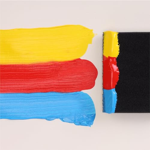 Bates- Foam Paint Brushes, 1", 2" & 3", 26 Pack, Multi-Surface, Including Sponge Brushes for Painting & Staining - size: 1", 2" & 3", 26 Pack